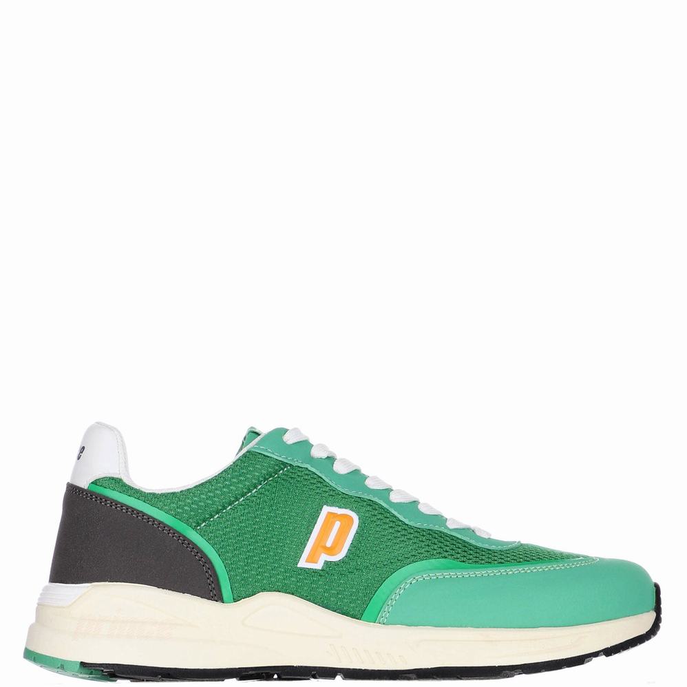 Pajar Retro P Jog Sneakers Herr Gröna | RHV7970IP