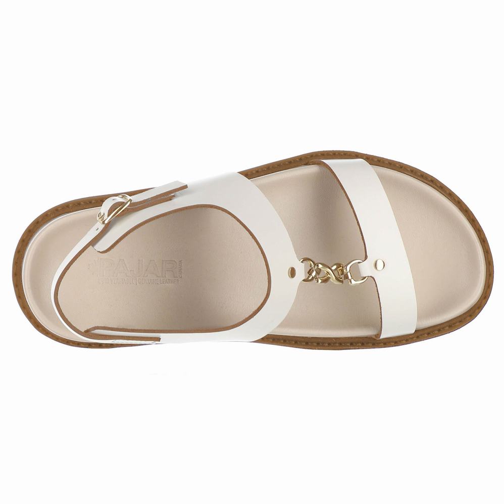 Pajar Romana Sandaler Dam Beige | MNP5373CJ