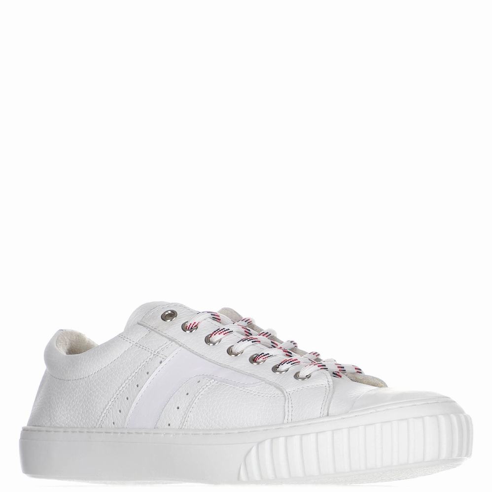 Pajar Trevor Läder Sneakers Herr Vita | LPZ3196PC