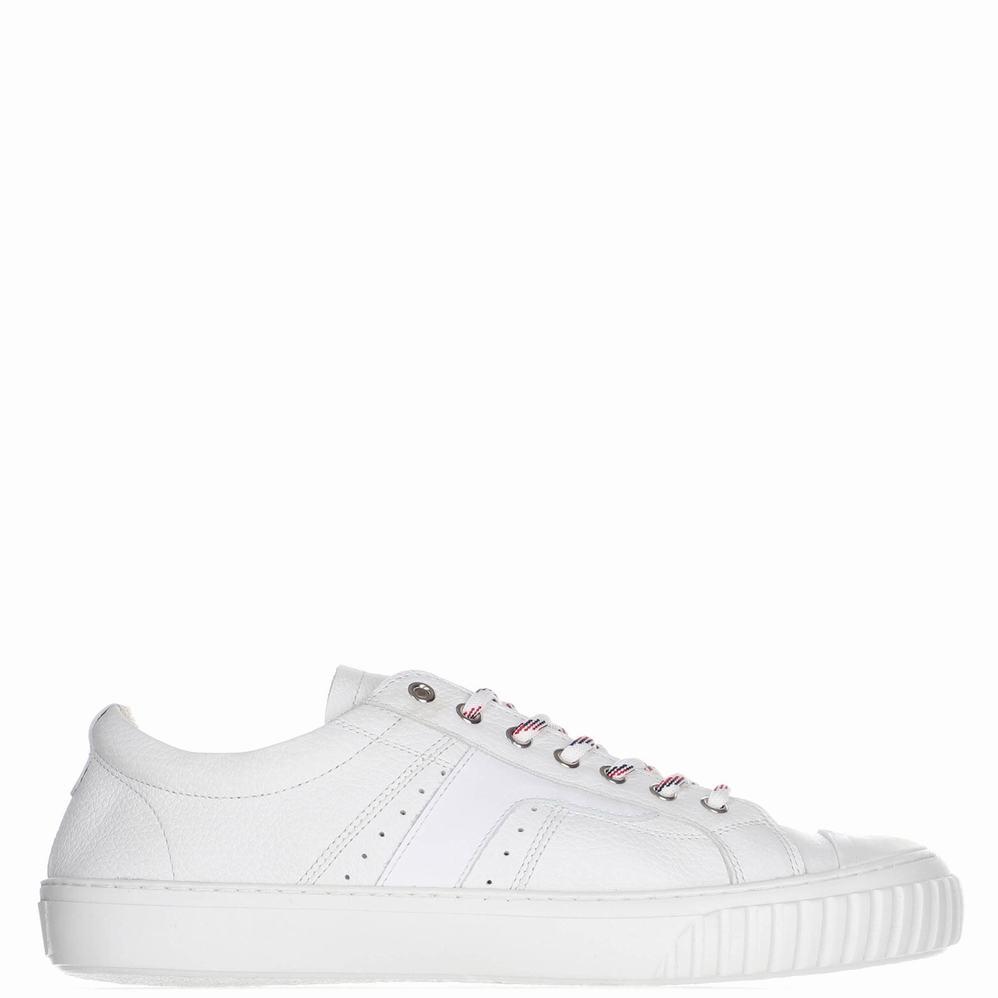 Pajar Trevor Läder Sneakers Herr Vita | LPZ3196PC