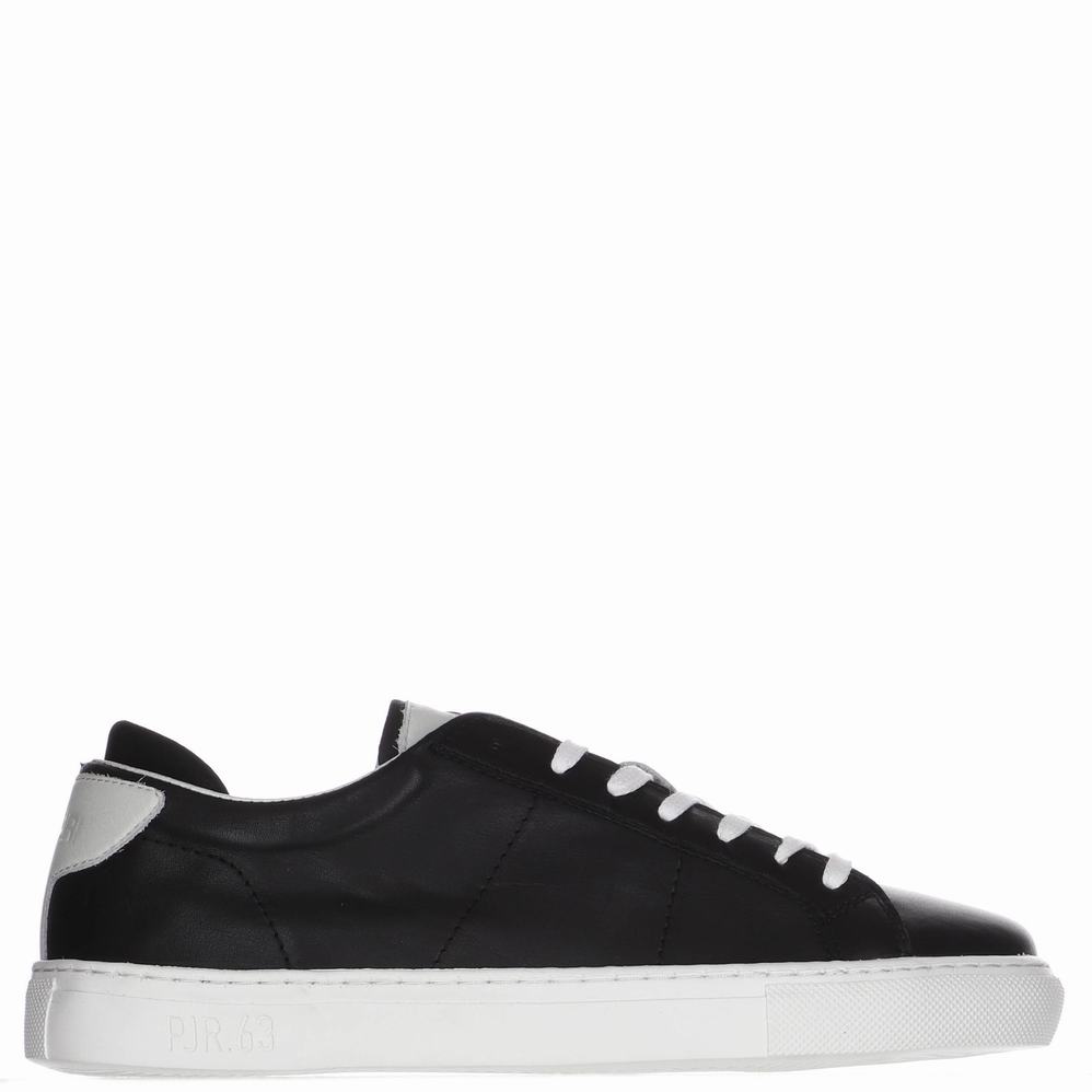 Pajar Landen Sneakers Herr Svarta Vita | SHJ7049EC